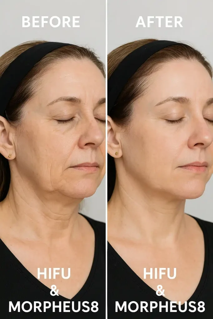 HIFU & Morpheus8 treatment results Bristol - book in today!