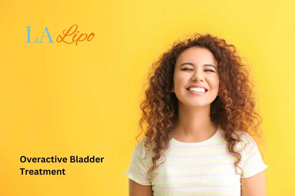 woman smiling about overactive bladder treatment Bristol solutions