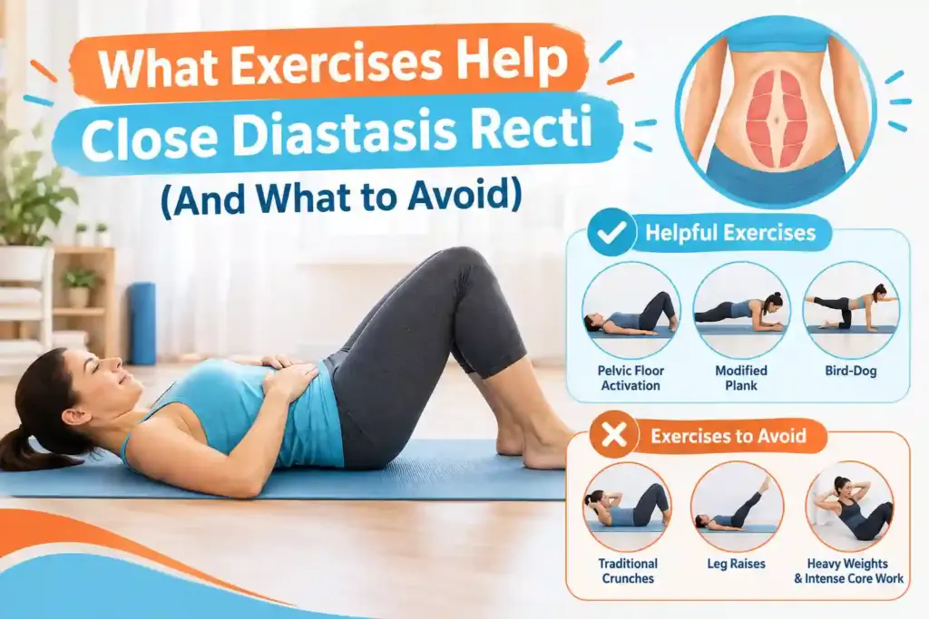 What Exercises Help Close Diastasis Recti (And What to Avoid)